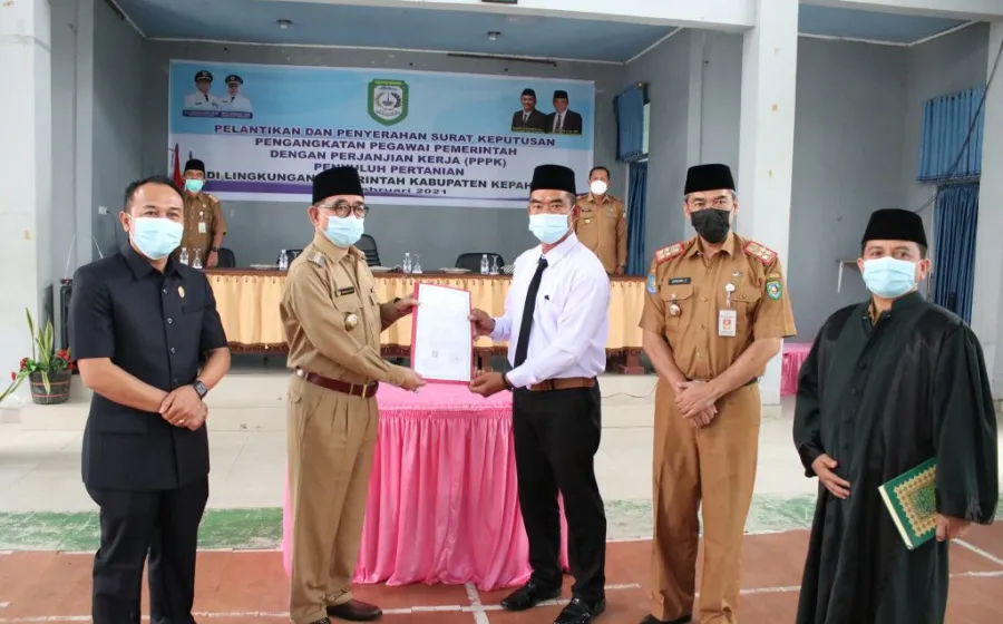 Bupati Kepahiang Serahkan SK PPPK Bidang Pertanian