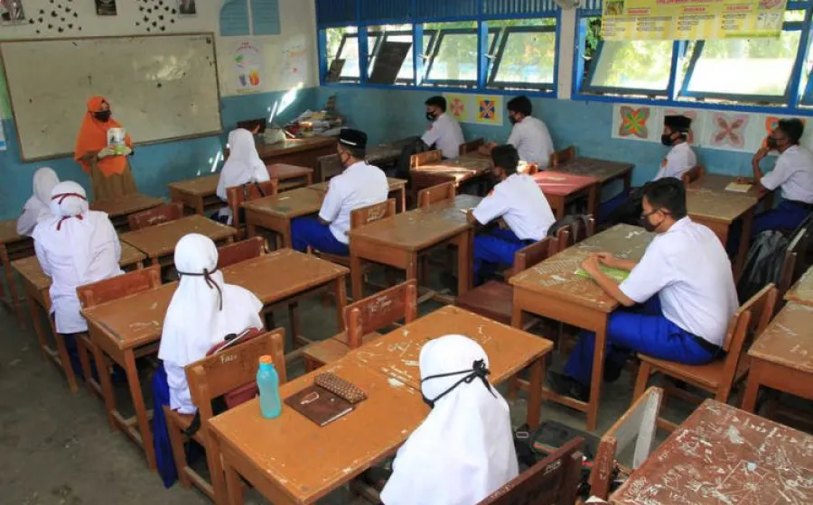 Pembelajaran Tatap Muka tingkat SMA/SMK di Bengkulu Berlangsung Berjalan Lancar