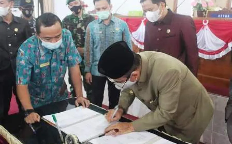 Rapat Pripurna DPRD Seluma Dengan Agenda Pembentukan Perda Tahun 2021