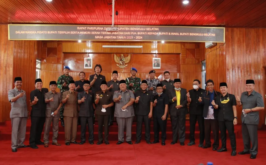 Rapat Paripurna DPRD BS Agenda Penyampaian Pidato Bupati Terpilih Periode 2021-2024