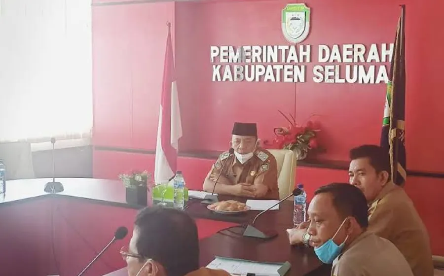 Wakil Bupati Seluma Pimpin Rapat Koordinasi Penyelenggaraan Pembelajaran di Masa Pandemi Covid-19