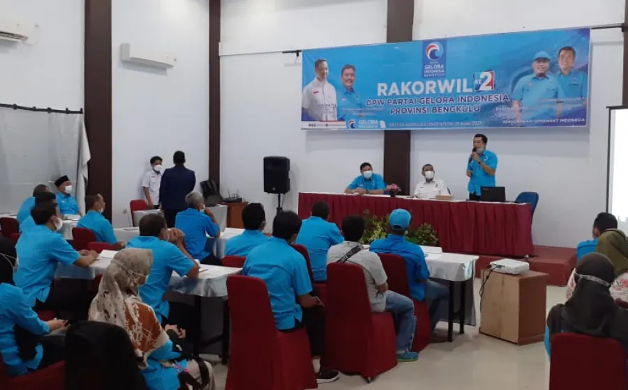 DPW Gelora Bengkulu Gelar Rakorwil Kedua, Gelora Siap Memenangkan Pemilu 2024