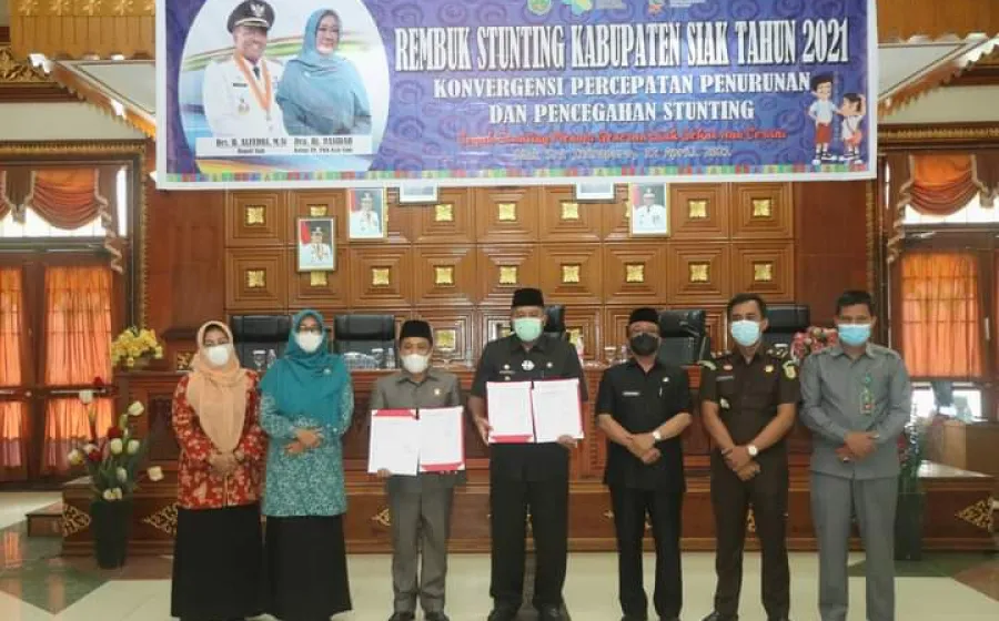 Tertinggi Kelima Kasus Stunting di Riau, Pemkab Siak Gelar Rembuk Tingkat Kabupaten