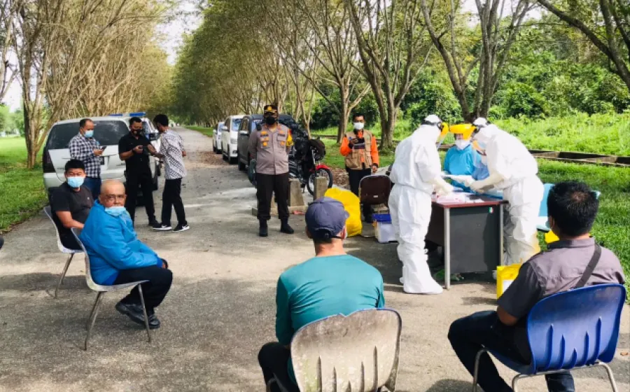 Lewat Jembatan TASL Siak, Warga dari Luar Daerah Langsung di Swab Antigen