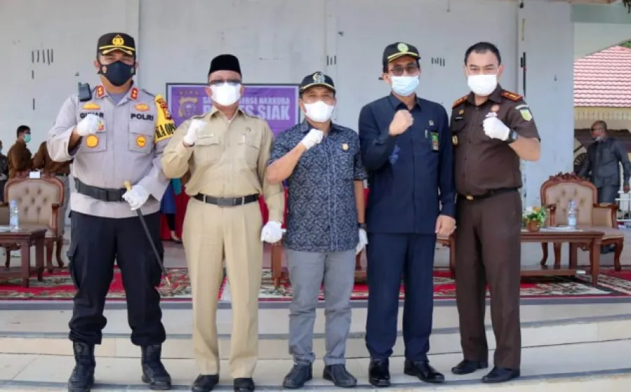 Sekda Kaupaten Siak Ajak Seluruh Masyarakat untuk Ikut Dalam Mencegah Penyalahgunaan Narkoba