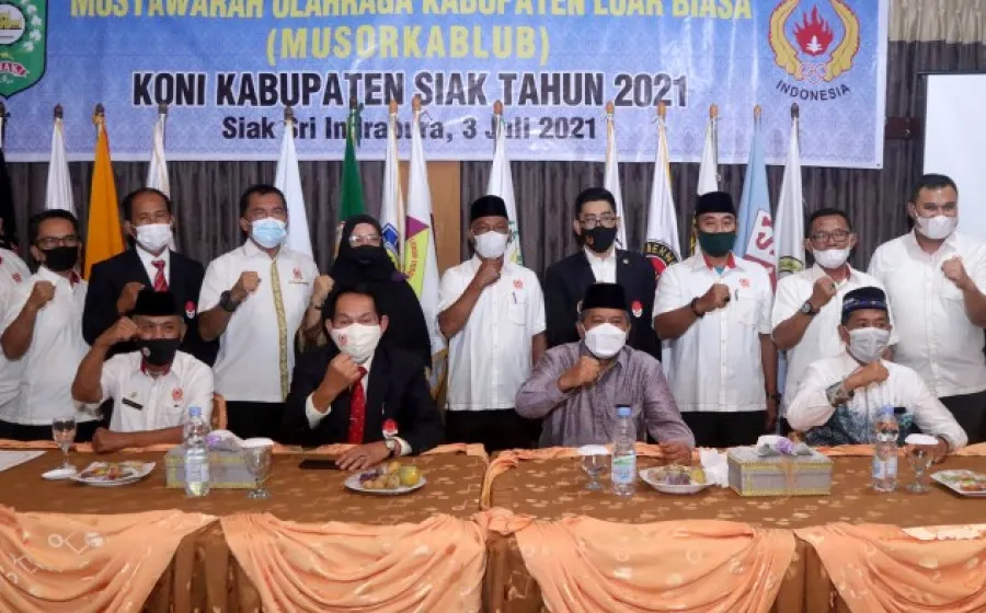 Buka MUSORKABLUB KONI Siak, ini harapan Alfedri