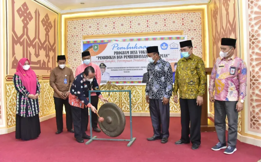 Pemkab Bengkalis Mendukung Program Desa Vokasi Khusus Perempuan