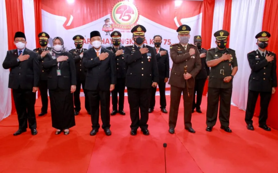Wabup Siak Husni Ucapkan Selamat Hari Bhayangkara ke 75 kepada Polres Siak