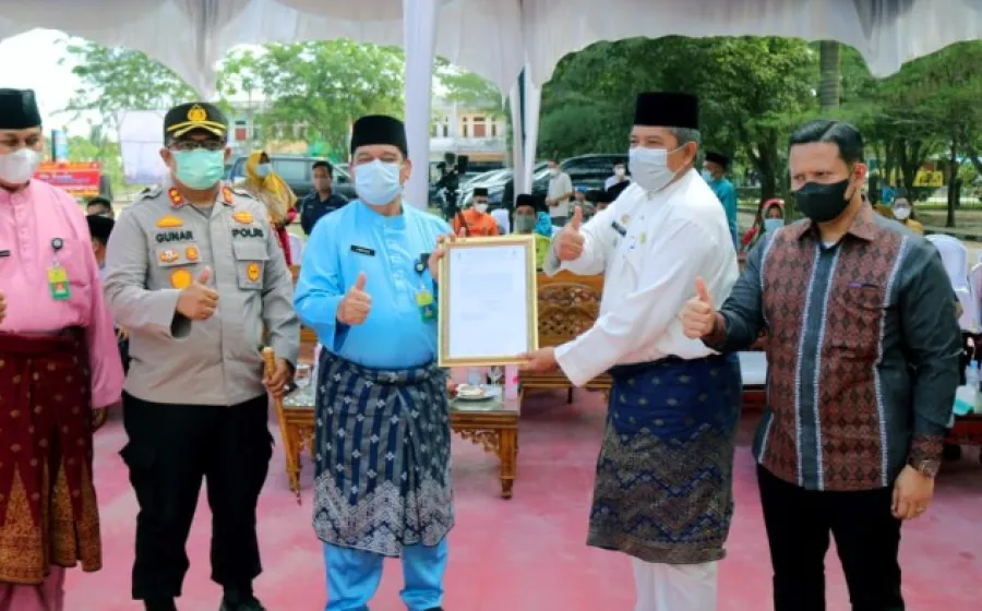 Bupati Siak, Alfedri meresmikan Laboratorium Biomolekular Rumah Sakit Umum Daerah (RSUD) Tipe D Perawang