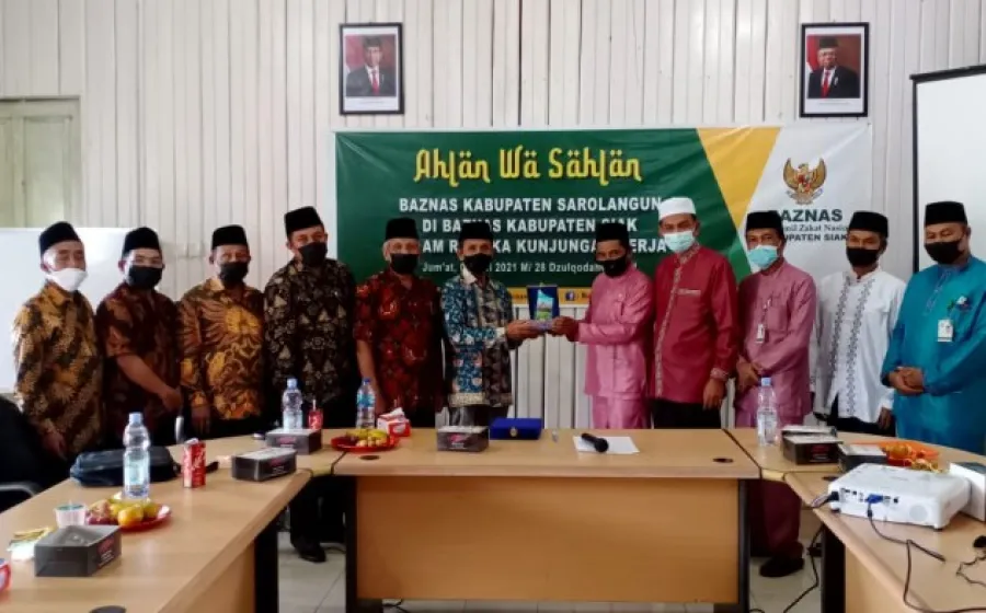 Baznas Siak Terima Kunjungan Kerja Baznas Kabupaten Pesisir Selatan-Sumbar