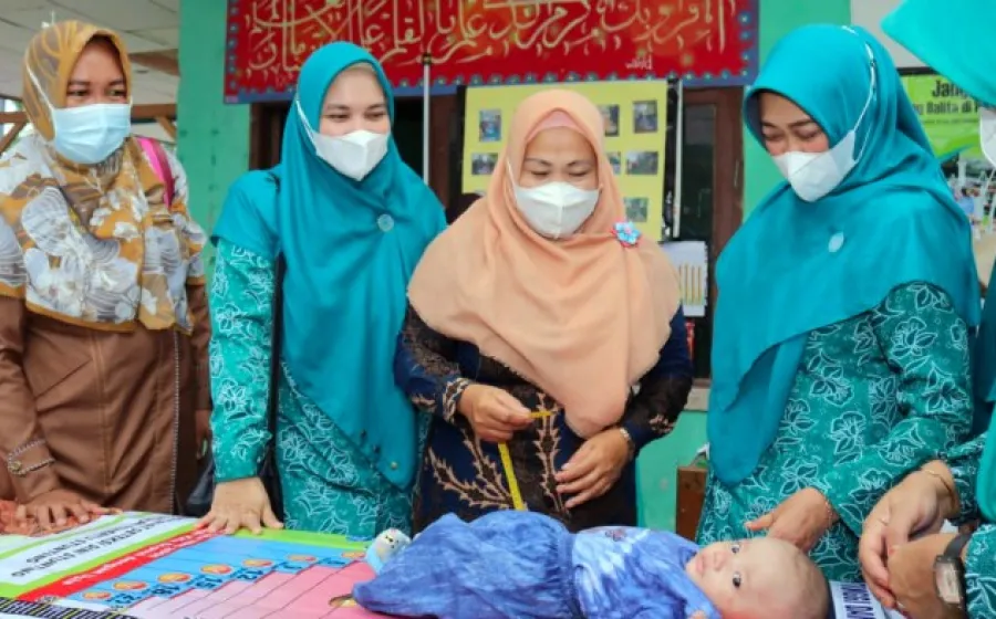 Pencanangan Gerakan TP PKK Kabupaten Siak Dalam Menurunkan Angka Stunting