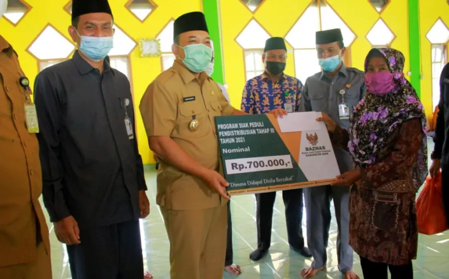 Wakil Bupati Siak Himbau Masyarakat untuk Berzakat dan Doakan Para Muzaki