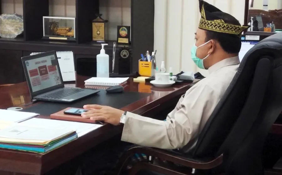 Wabup Siak Husni Merza Ikuti Sosialisasi Pekan Budaya Daerah (PKD) Sebagai Bagian Dari Penyelenggaraan Pekan Kebudayaan Nasional (PKN) Tahun 2021