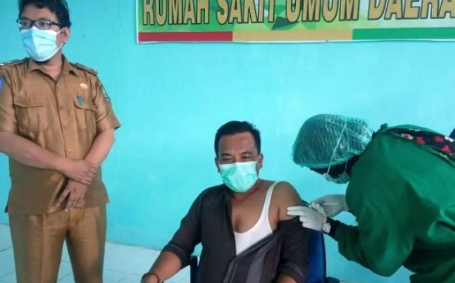 Usai Divaksin, Ketua DPRD Sidak Ke RSUD Dan Dinkes Lebong